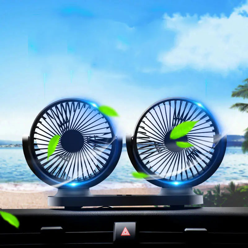 Ventilador USB para Coche de 12V/24V para Camiones Pesados