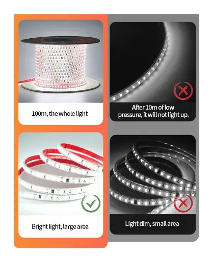Tira de Luces LED Autoadhesivas Impermeables de 24V