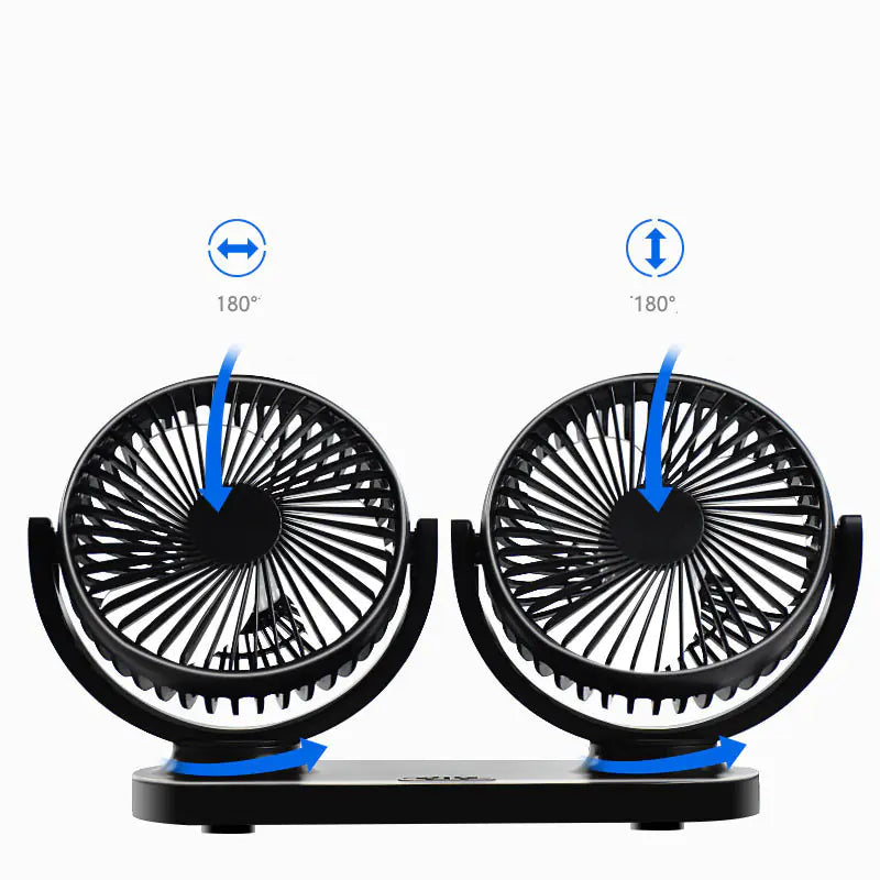 Ventilador USB para Coche de 12V/24V para Camiones Pesados